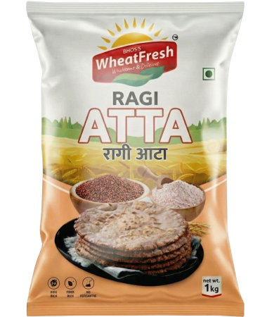 Ragi Atta pack from Bhos’s WheatFresh